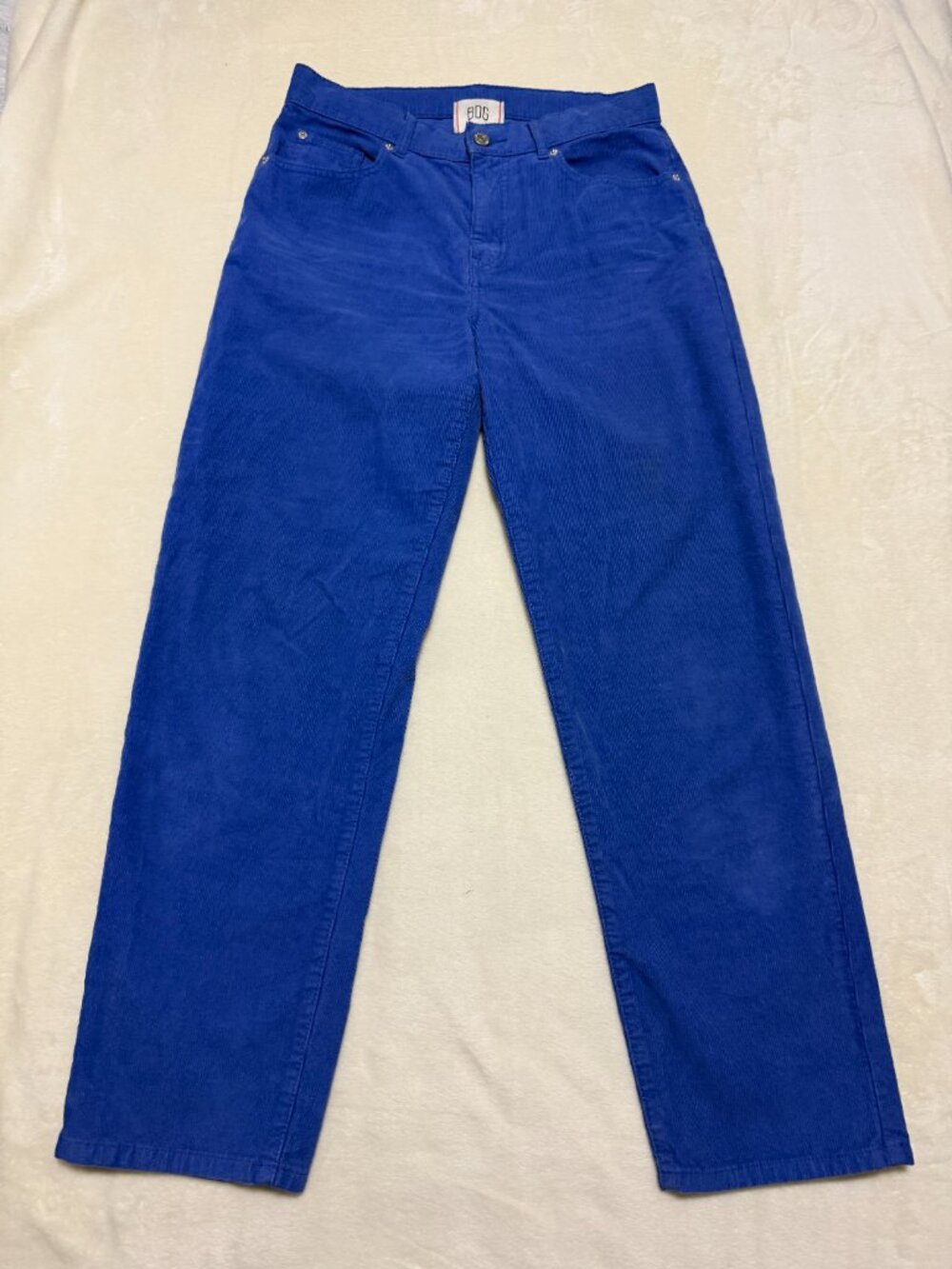 BDG Urban Outfitters Peggy Cowboy Women’s Corduroy Pants Blue Size 28 Straight